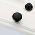 20PCS 29mm Vintage Black Door Knobs Drawer Handles Compatible with Furniture Cabinets Kitchen Doors