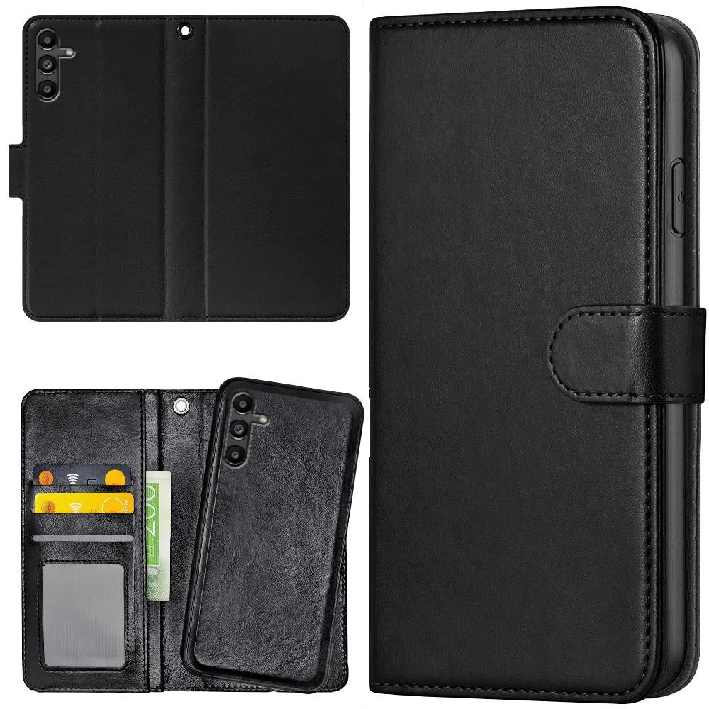 Compatible with Samsung Galaxy A55 5G Wallet Case Black