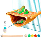 Hamster Hanging Warm Bed House Cage Compatible with Rat Bird Parrot