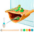Hamster Hanging Warm Bed House Cage Compatible with Rat Bird Parrot