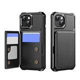 Horizontal Flip Card Slot Leather Phone Case For iPhone 14 Plus