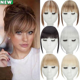 Clip In Hair Bangs Extensions French Bangs 28cm Blonde Bleachblonde Hair Pieces