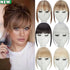 Clip In Hair Bangs Extensions French Bangs 28cm Blonde Bleachblonde Hair Pieces
