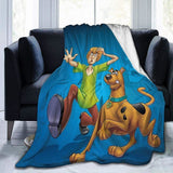 S-coo-by-doo Soft Fleece Blankets for Sofa, Bed, Couch Luxurious Warm Blanket for All Seasons for Teens -x187 50x40in 125x100cm