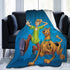 S-coo-by-doo Soft Fleece Blankets for Sofa, Bed, Couch Luxurious Warm Blanket for All Seasons for Teens -x187 50x40in 125x100cm