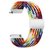 20mm Braided Sololoop for Garmin Vivoactive 5/3/3 Music Band Wristband for Garmin VivoMove3/Trend/Sport Venu SQ/SQ2/2plus Strap Rainbow Rainbow 20mm
