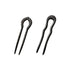 Carved Hair Forks for Buns for Women Two Prong Hair Stick for Long Hair U Shape Wood Hair Pin Handmade Hair Accessories(2pack)