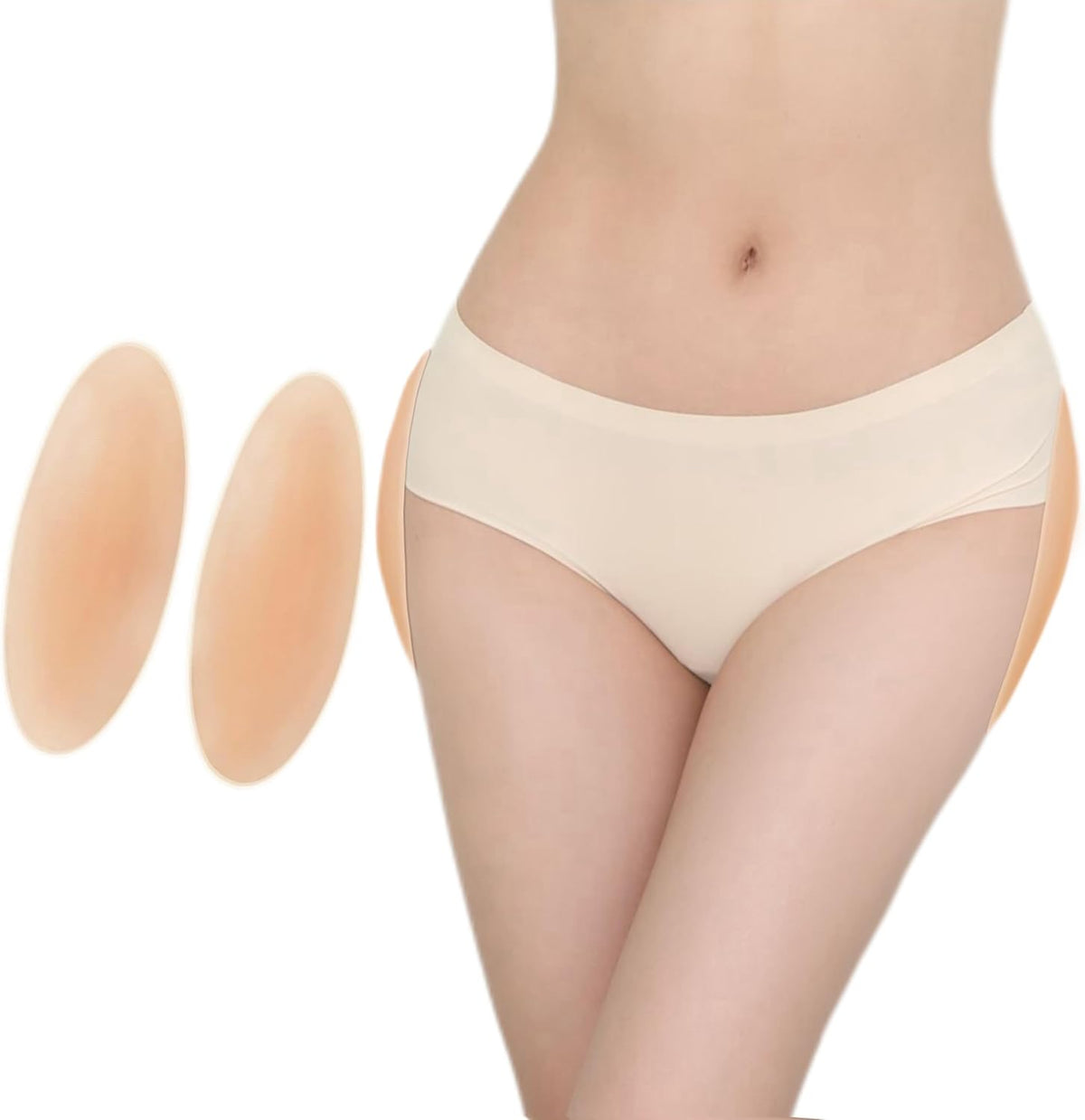 Hip Enhancer Shapewear for Women, Silicone Hip Pads, Self-adhesive Butt Pads, Hip Dip Filler & Corrector