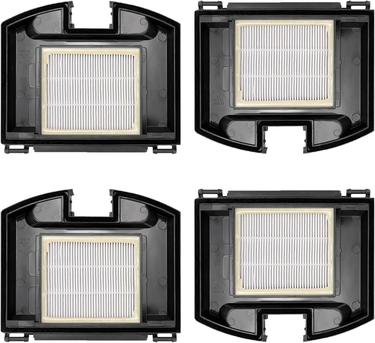 4 Pack HEPA Filters for Shark RV2310 Matrix Robot Vacuum Cleaner, Washable Filter Replacement Accessories
