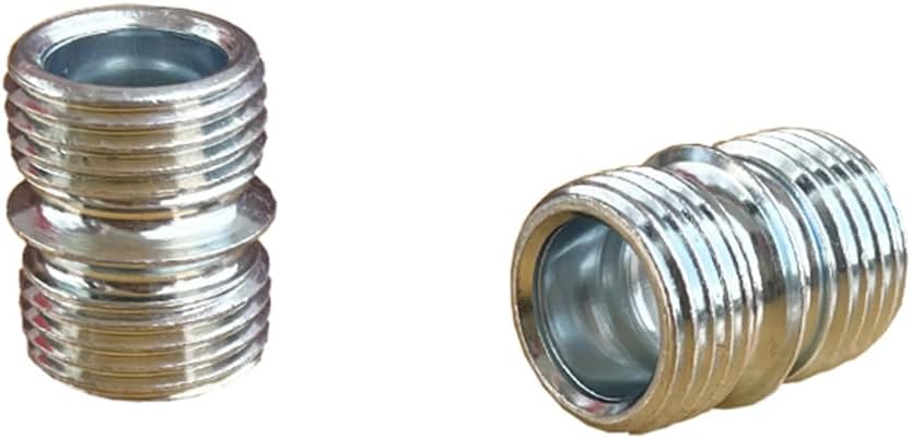 Vega 4-Pack Small Threaded Pole Connectors for 3/4" Shelving Posts, Industrial Style, Wire Rack Shelving