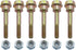 （Pack of 6 ） 580790401 588077502 Replacement Shear Bolts & Nuts Kit for Husqvarna 539976978, 595086601 2 Stage Snow Blowers/Snow Throwers 570XP 575XP 576XP