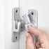 Silvery Barn Door Latches,90/180 Degree Gate Lock,Aluminum Alloy Right Angle Door Lock Latch,Flip Gate Latches Hardware,Door Security Sliding Door Latch Lock fo Cabinets,Barn Door,Bathroom  Silvery