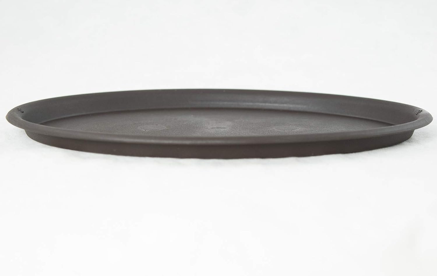 Oval Plastic Brown Humidity/Drip Tray for Bonsai Tree & House Indoor Plant - Outside Dimension 12.5"x 8.75"x 0.5"- (1023)