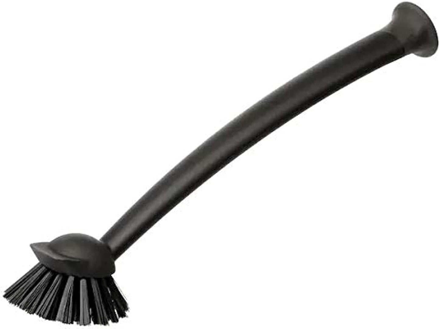 Dish-Washing Brush, Black,Polypropylene Plastic Polyester Synthetic Rubber(Length : 29cm)