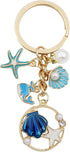 Ocean Keychain Adorable Sea Animal Charms Perfect for Beach Lovers, Travel Enthusiast Ideal for Backpacks
