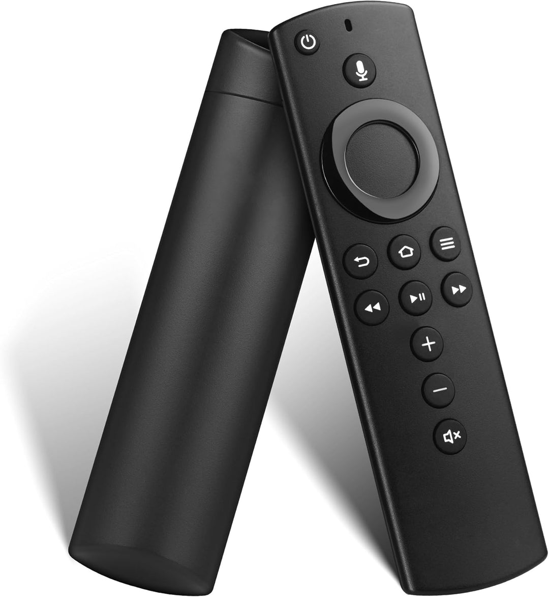 Voice Remote Replacement for TV Stick 4K,TVs Stick(2nd Gen,Lite),TV Cube(1st/2nd Gen),Smart TV(3rd Gen),Not for Insignia-Toshiba-Pioneer-Smart-TV Black  Black