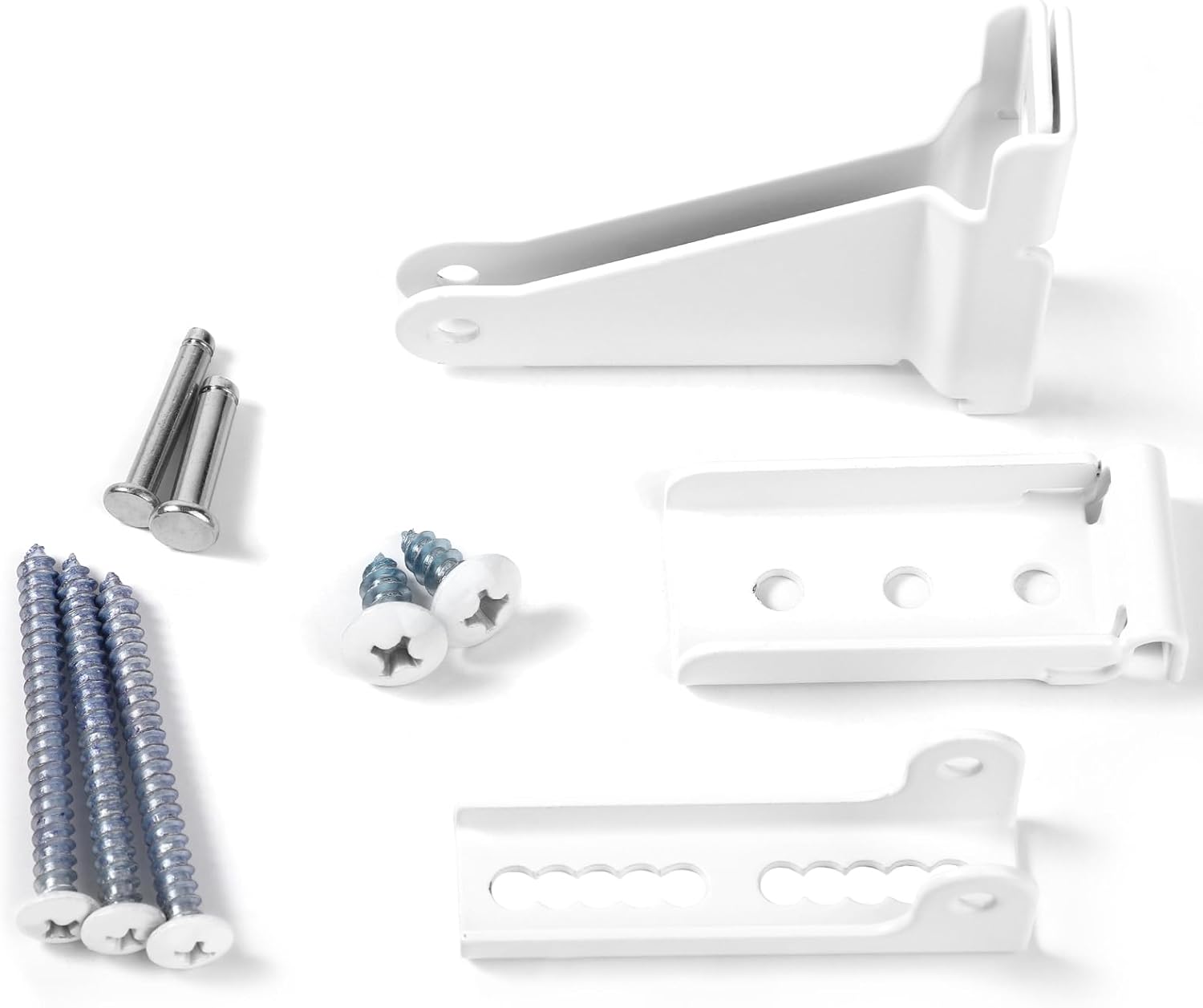 Storm Door Closer Bracket?Repair Jamb Bracket Compatible with Andersen?Durable Screen Door Closer Replacement Parts Kits with Emco/Larson/Pella, Protecting Doors from Damage from Strong Winds (White)