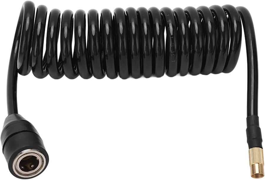 Car Air Pump Extend Hose, 9.84ft PS20 Female Plug Inflator Extension Tube for American Tire Nozzle Car Motorcycle Black  300cm/9.84ft