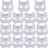 Cat Mask, Cat Mask 15 pcs Half Fox Mask White Therian Mask Diy Paintable Blank Mask for Holloween, Masquerade Party, Cosplay