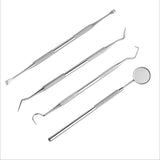 Dentist Stainless Steel Tartar Remover Set of 4