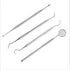 Dentist Stainless Steel Tartar Remover Set of 4