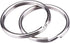 100 pcs 25 mm round key rings