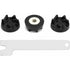 3 pcs Couplings 9704230 Compatible with KitchenAid KSB52/KSB5/5KSB52/5KSB5, KitchenAid Spare Parts with Removal Tool