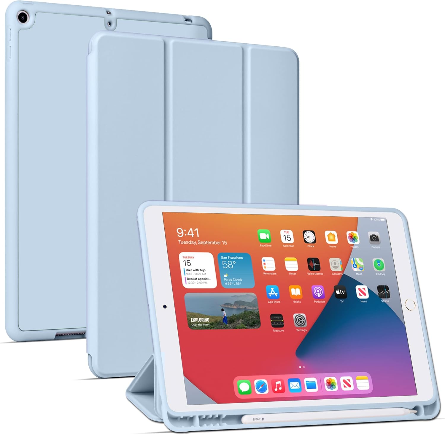 iPad 10.2 7th Generation 2019 8th Generation 2020 Compatible Case with Corner Protection
