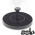 Solar Fountain with Solar Cell 16 cm Black for Garden Water Feature