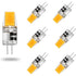 G4 LED Bulbs 6-Pack 5W Warm White 3000K Compatible with Halogen AC/DC 12V No Flicker 360° Beam Angle