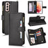 Compatible with Samsung Galaxy S21 5G Case Magnetic Leather Wallet Samsung Card Holder Protective Cover