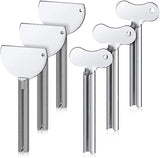 6 pcs metal toothpaste tube clips, stainless steel toothpaste tube clip, tube clip for all tubes