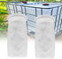 2pcs Nylon IBC Filter, IBC Rainwater Tank Filter Washable IBC Replacement Filter Nylon - IBC Tank Lid Fitting (105mm)