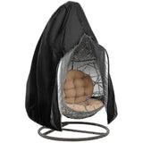 Barsinfi Oxford Zipper Hanging Chair Cover 190 X 115 Cm Waterproof Cover for Garden and Outdoor Furniture 190 X 115 Cm_max