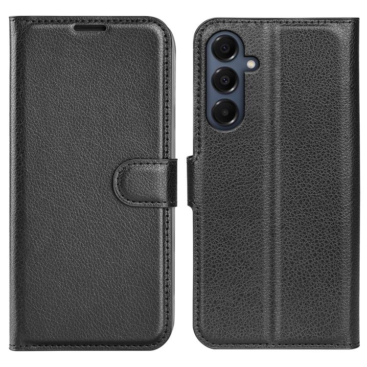 Compatible with Samsung Galaxy A17 5G Case Black Horizontal Flip Stand Cover