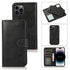 Compatible with Apple iPhone 16 Wallet Case Magnetic Black