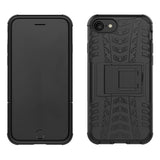 iPhone 7 8 SE 2020 2022 Compatible Ultimate Shockproof Stand Case Black