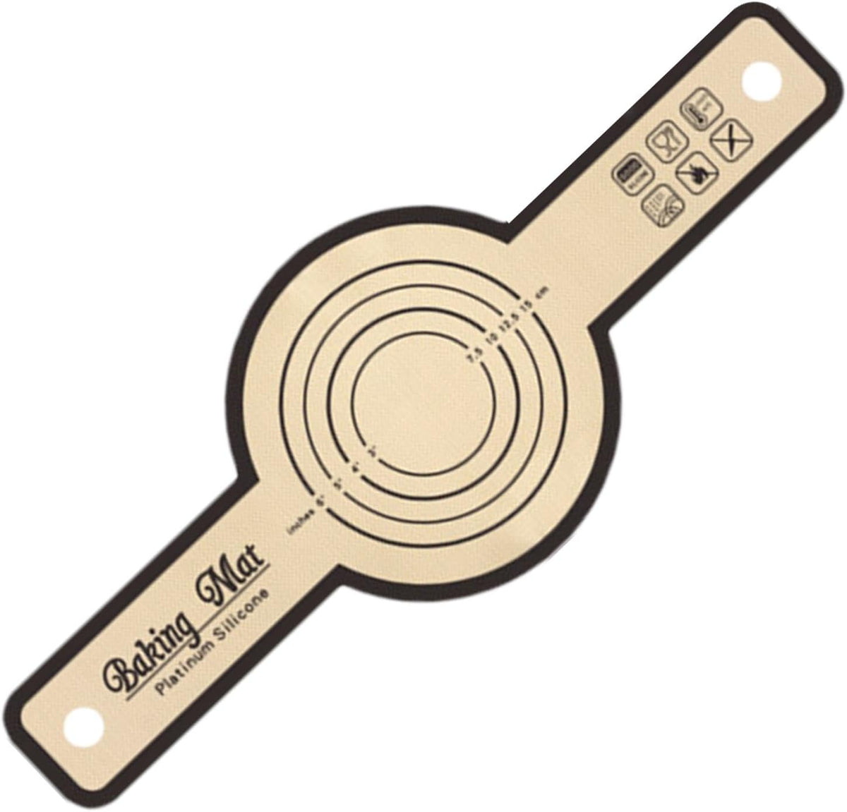 Silicone Dough Mat with Precise Scale Foldable Bread Rolling Kneading Baking Mat