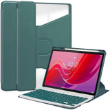 Lenovo Tab M11 Xiaoxin Pad 11 2024 Tablet Cover with Bluetooth Keyboard Stand PU Acrylic Case Compatible with Lenovo Multicolor Style C