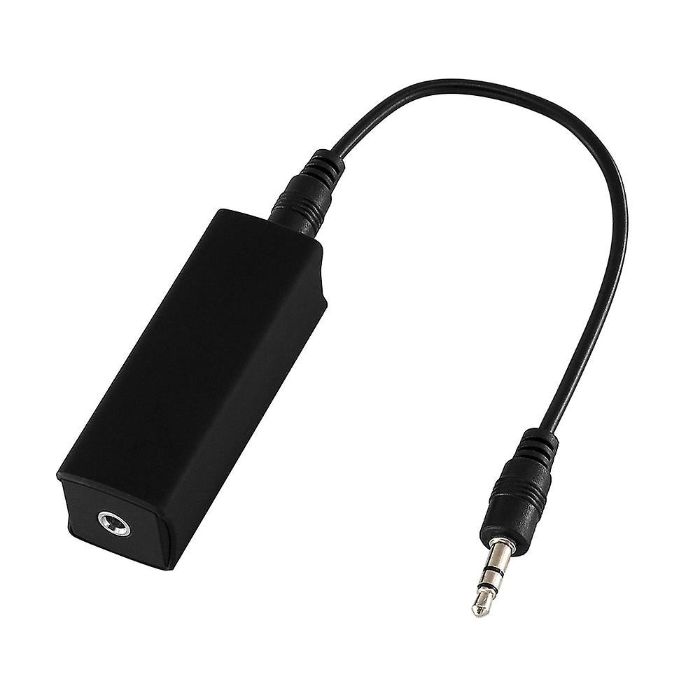 Ground Loop Noise Isolator Effectively Eliminates Audio Noise for Car Stereo System Home Speaker with 3.5mm Audio Cable