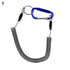 Anti-Lost Phone Spring Key Cord Compatible with Outdoor Spiral Stretch Keychain Elastic Spring Rope Metal Carabiner Lock Hook 5 1.2m