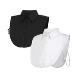 Women's Collar Inserts 2 pcs Removable Collar