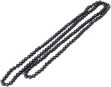 Black Pearl Necklace Extra Long Faux Pearl Chain Multi-Layer Sweater Necklace for Women