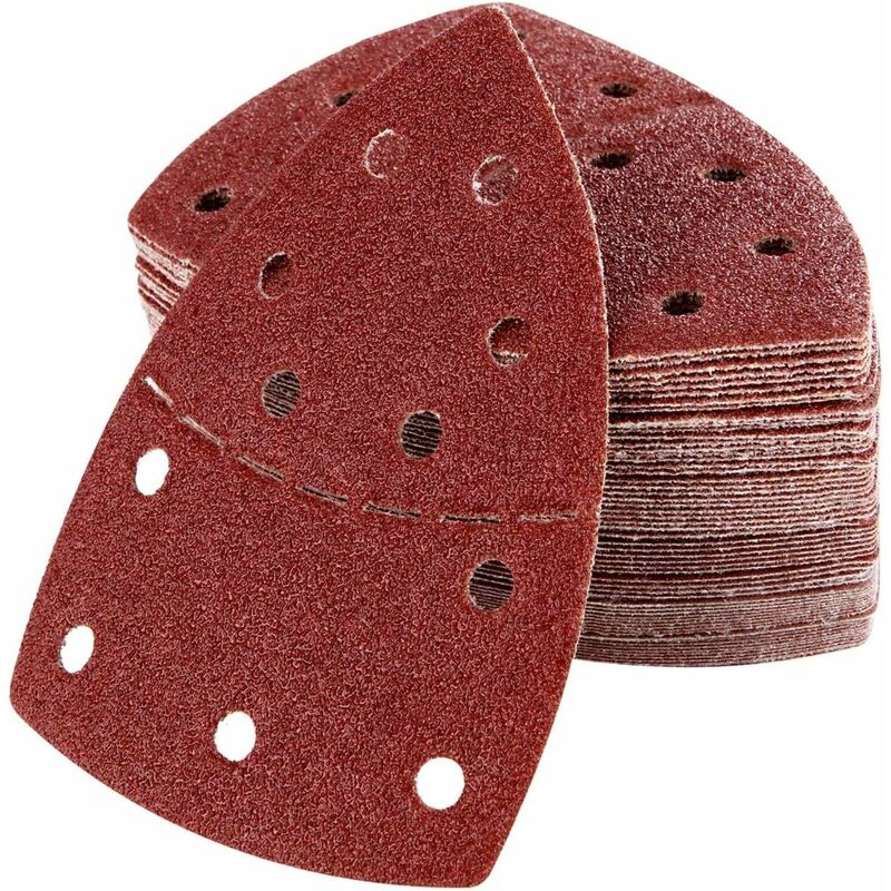 Sandpaper, Sandpaper for Bosch PSM 100A, PSM 160, PSM 200 AES, PSM 18, PDA 180, PSM 160 A/PSM 80/PRIO, 105 mm x 152 mm, 60-pack（40、60、80、100、120、180）