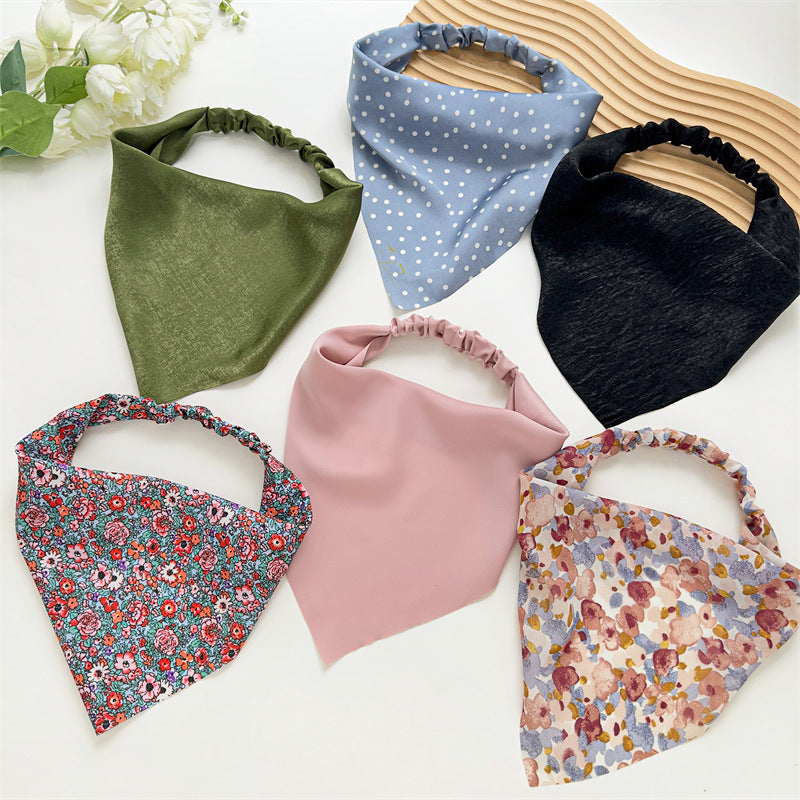 Elastic Hair Scarf Headbands for Women 6 Pack - Large Hair Scarf