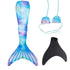 Swimming Fins Monofin 110 for Kids Adults Mermaid Tail Monofin for Water Sports