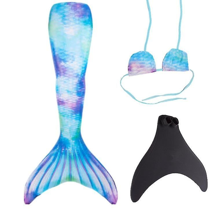 Swimming Fins Monofin 110 for Kids Adults Mermaid Tail Monofin for Water Sports