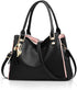 Large Tote Bag Hobo Shoulder Bag for Women MGF Black Fashion Handbag