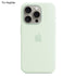 iPhone 15 Pro Case Liquid Silicone with MagSafe Compatible with iPhone Induction Popover Perfect Mint Green MGF