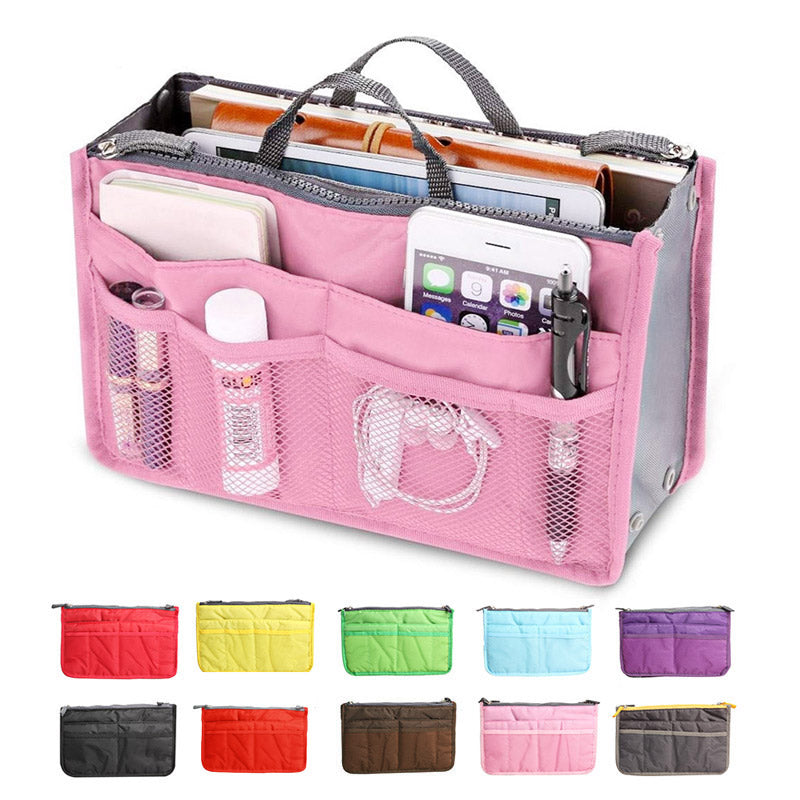 Bag in bag toiletry bag gray gray 1